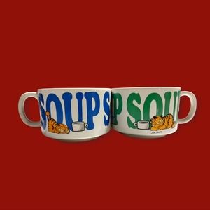 1978 Jim Davis Garfield mug set